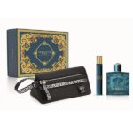 Versace Eros 100Ml Edt + 10Ml Edt + Pouch Set