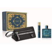 Versace Eros 100Ml Edt + 10Ml Edt + Pouch Set