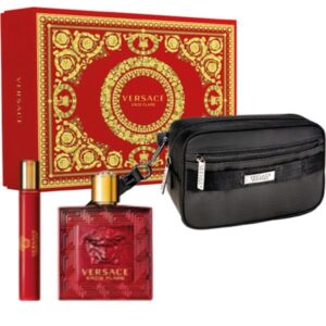 Versace Eros Flame 100Ml Edp + 10Ml Edp + Pouch Se